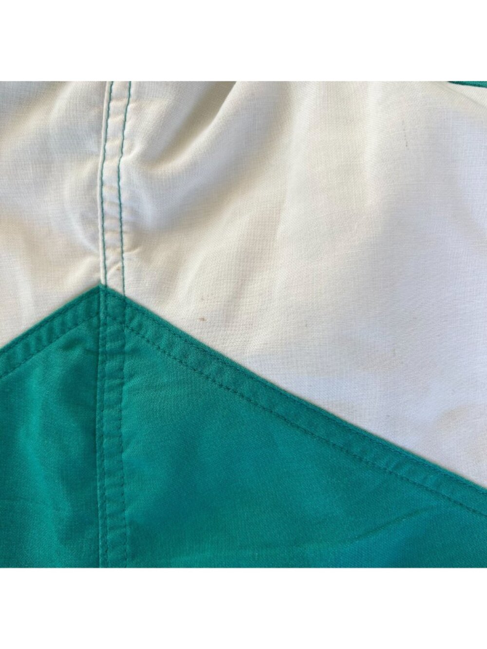 Mens Vintage Colorblock Swim Shorts Medium Purple Green Alan Flusser Sport - Picture 8 of 10